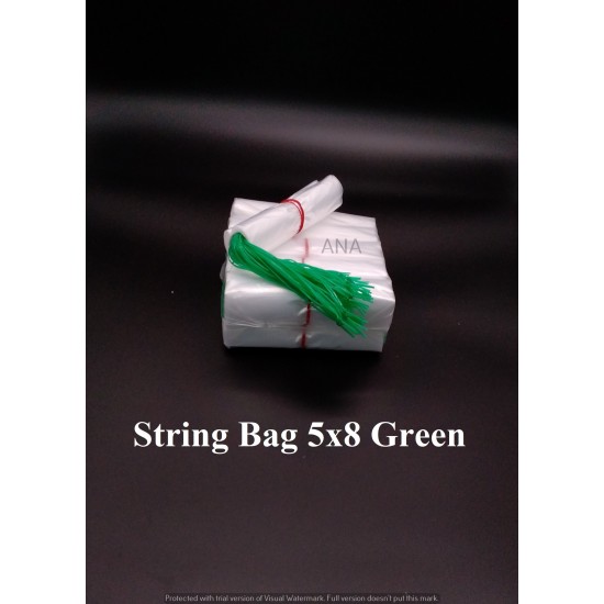 STRING BAG 5X8 D GREEN