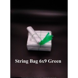 STRING BAG 6X9 GREEN AA
