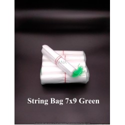STRING BAG 7X9 GREEN AA