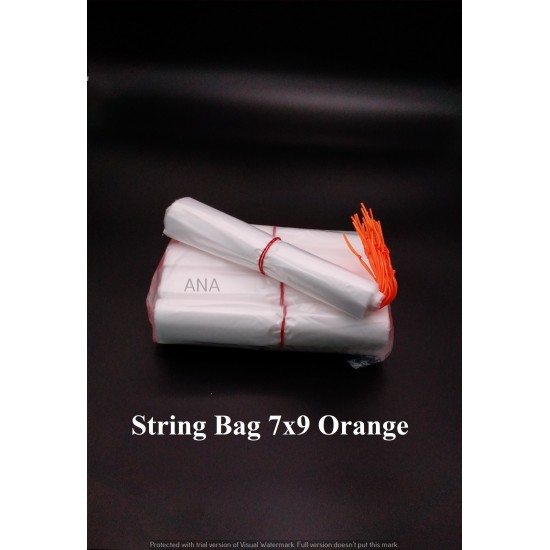 STRING BAG 7X9 ORANGE