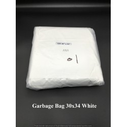 GARBAGE BAG 30X34 TRANS