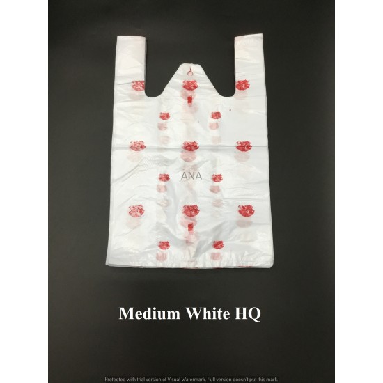 HD SINGLET BAG MEDIUM WHITE (HQ)