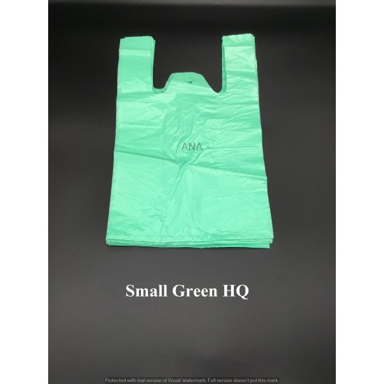 HD SINGLET BAG SMALL GREEN (HQ)