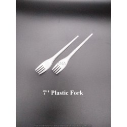 7 PLASTIC FORK