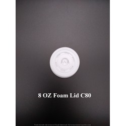 8 OZ FOAM LID C80