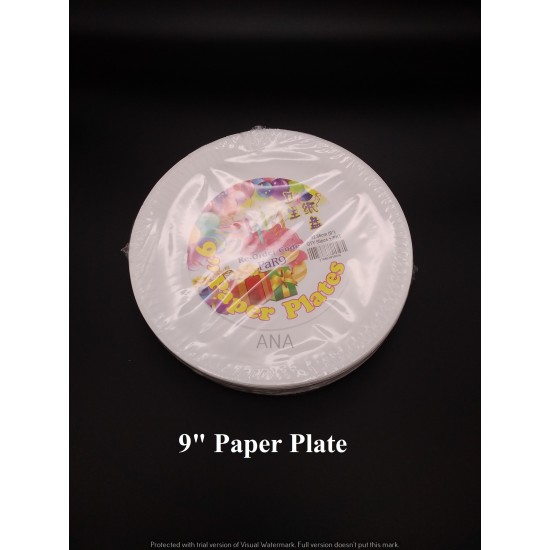 9 PAPER PLATE