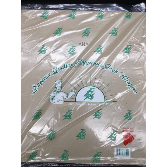 6 CUT FOOD WRAPPER LS (GREEN)