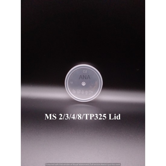 MS 2/3/4/6/8/TP325 CONT LID ONLY