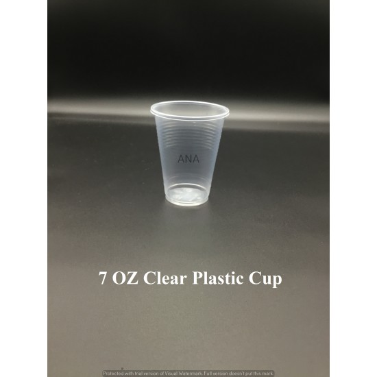 7 OZ PLASTIC CUP CLEAR
