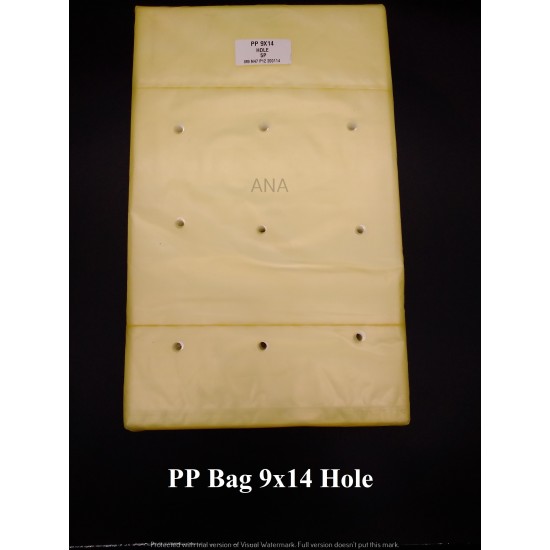 PP BAG 9X14 HOLE
