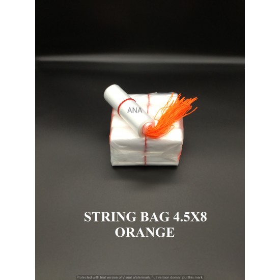 STRING BAG 4.5X8 ORANGE