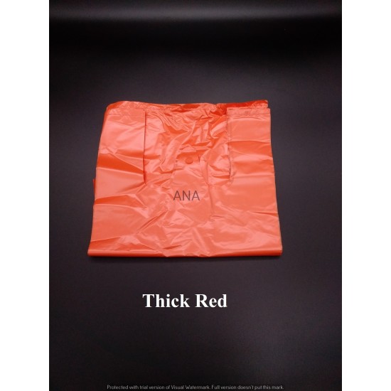 HD SINGLET BAG THICK RED