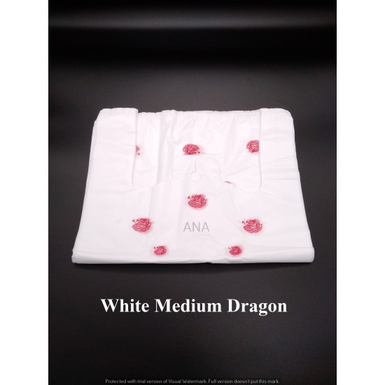 HD SINGLET BAG MEDIUM DRAGON WH